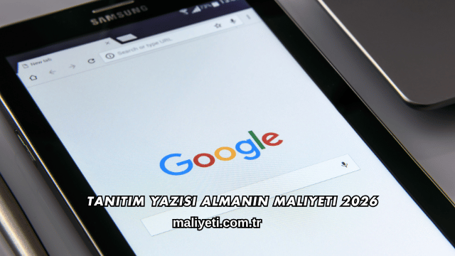 Tanıtım Yazısı Almanın Maliyeti 2026