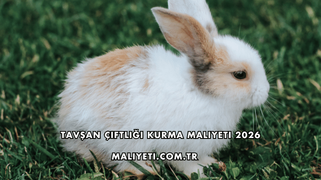 Tavşan Çiftliği Kurma Maliyeti 2026