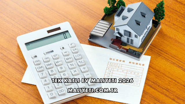 Tek Katlı Ev Maliyeti 2026