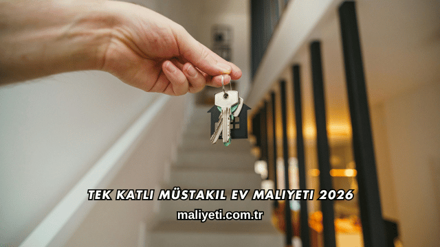 Tek Katlı Müstakil Ev Maliyeti 2026