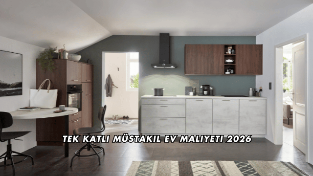 Tek Katlı Müstakil Ev Maliyeti 2026