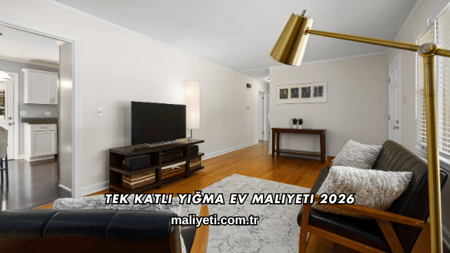 Tek Katlı Yığma Ev Maliyeti 2026