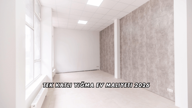 Tek Katlı Yığma Ev Maliyeti 2026