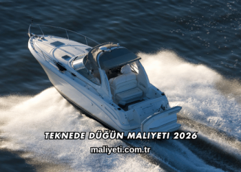 Teknede Düğün Maliyeti 2026