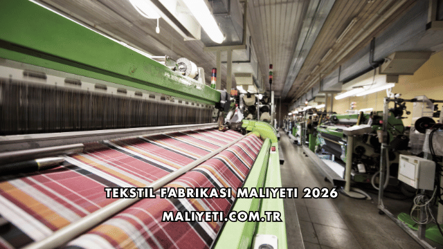 Tekstil Fabrikası Maliyeti 2026