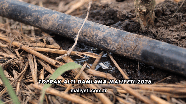 Toprak Altı Damlama Maliyeti 2026