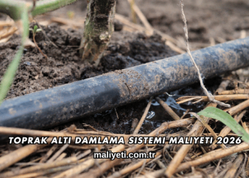 Toprak Altı Damlama Sistemi Maliyeti 2026