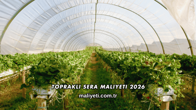 Topraklı Sera Maliyeti 2026
