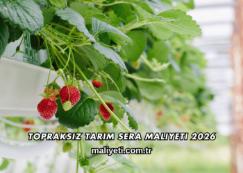 Topraksız Tarım Sera Maliyeti 2026