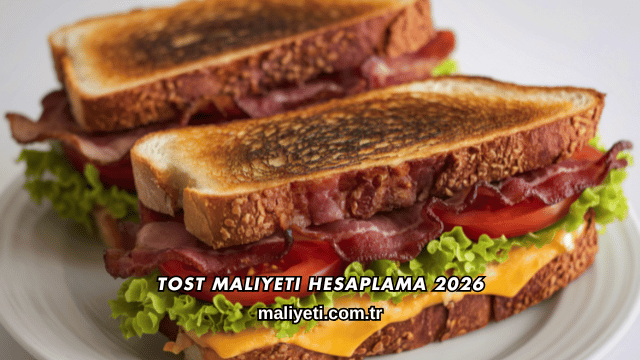 Tost Maliyeti Hesaplama 2026