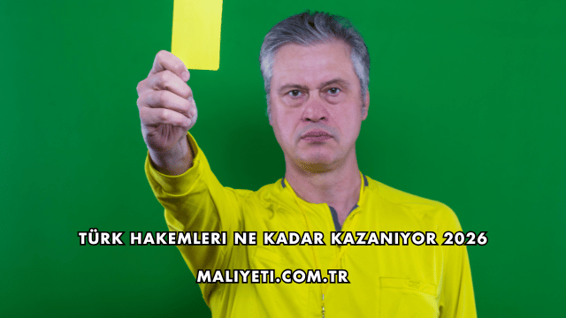 Türk Hakemleri Ne Kadar Kazanıyor 2026