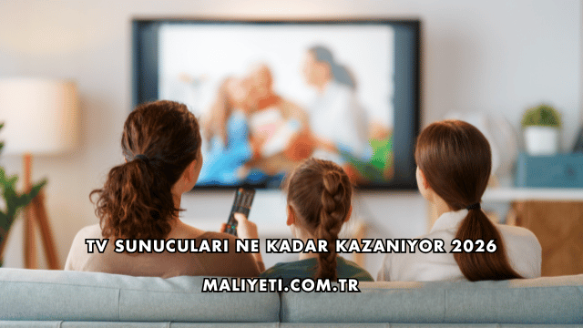 Tv Sunucuları Ne Kadar Kazanıyor 2026