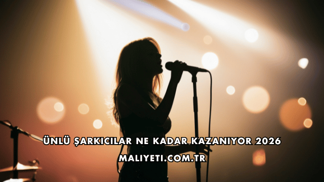 Ünlü Şarkıcılar Ne Kadar Kazanıyor 2026
