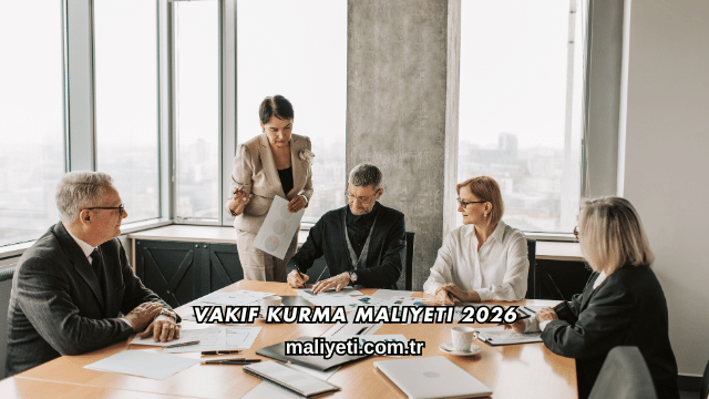 Vakıf Kurma Maliyeti 2026