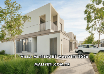 Villa Metrekare Maliyeti 2026