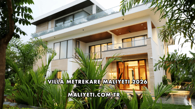 Villa Metrekare Maliyeti 2026