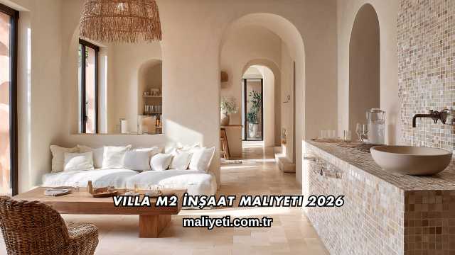 Villa m2 İnşaat Maliyeti 2026