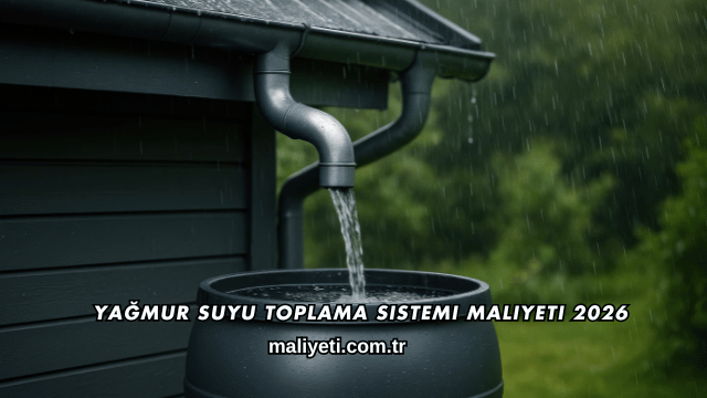 Yağmur Suyu Toplama Sistemi Maliyeti 2026