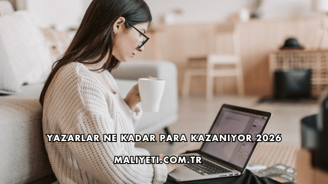 Yazarlar Ne Kadar Para Kazanıyor 2026