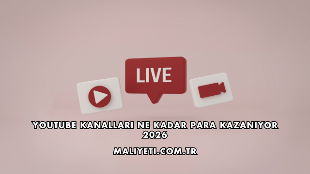 Youtube Kanalları Ne Kadar Para Kazanıyor 2026