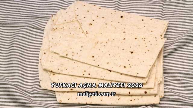 Yufkacı Açma Maliyeti 2026
