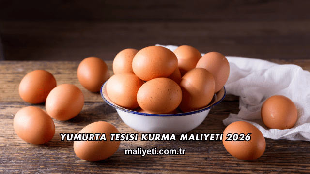 Yumurta Tesisi Kurma Maliyeti 2026