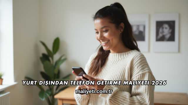 Yurt Dışından Telefon Getirme Maliyeti 2026