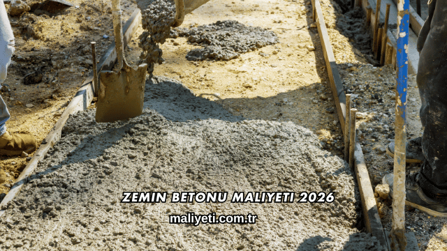 Zemin Betonu Maliyeti 2026