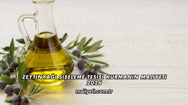 Zeytinyağı Şişeleme Tesisi Kurmanın Maliyeti 2026